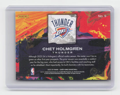 2023-24 - CHET HOLMGREN - Artistry In Motion Insert  - Court Kings - OKC #9