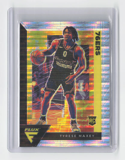 2020-21 - TYRESE MAXEY - Silver Pulsar Prizm Rookie - Flux - 76ers #208
