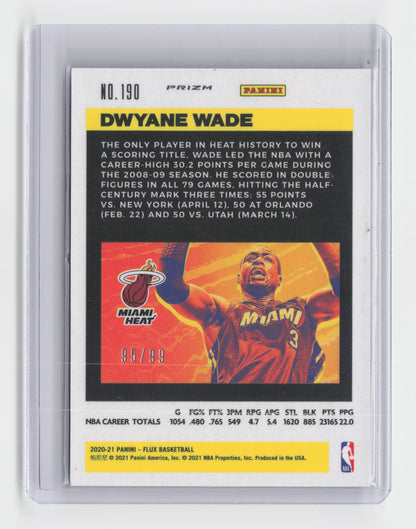 2020-21 - DWAYNE WADE - Blue 95/99 - Flux - Heat #190