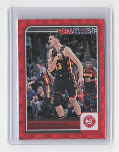 2023-24 BOGDAN BOGDANOVIC - Red 26/99 - Hoops International - Hawks #101