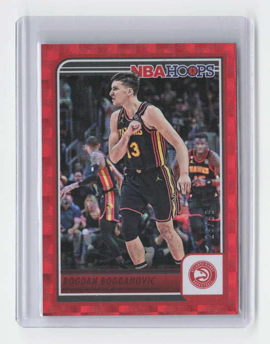 2023-24 BOGDAN BOGDANOVIC - Red 26/99 - Hoops International - Hawks #101