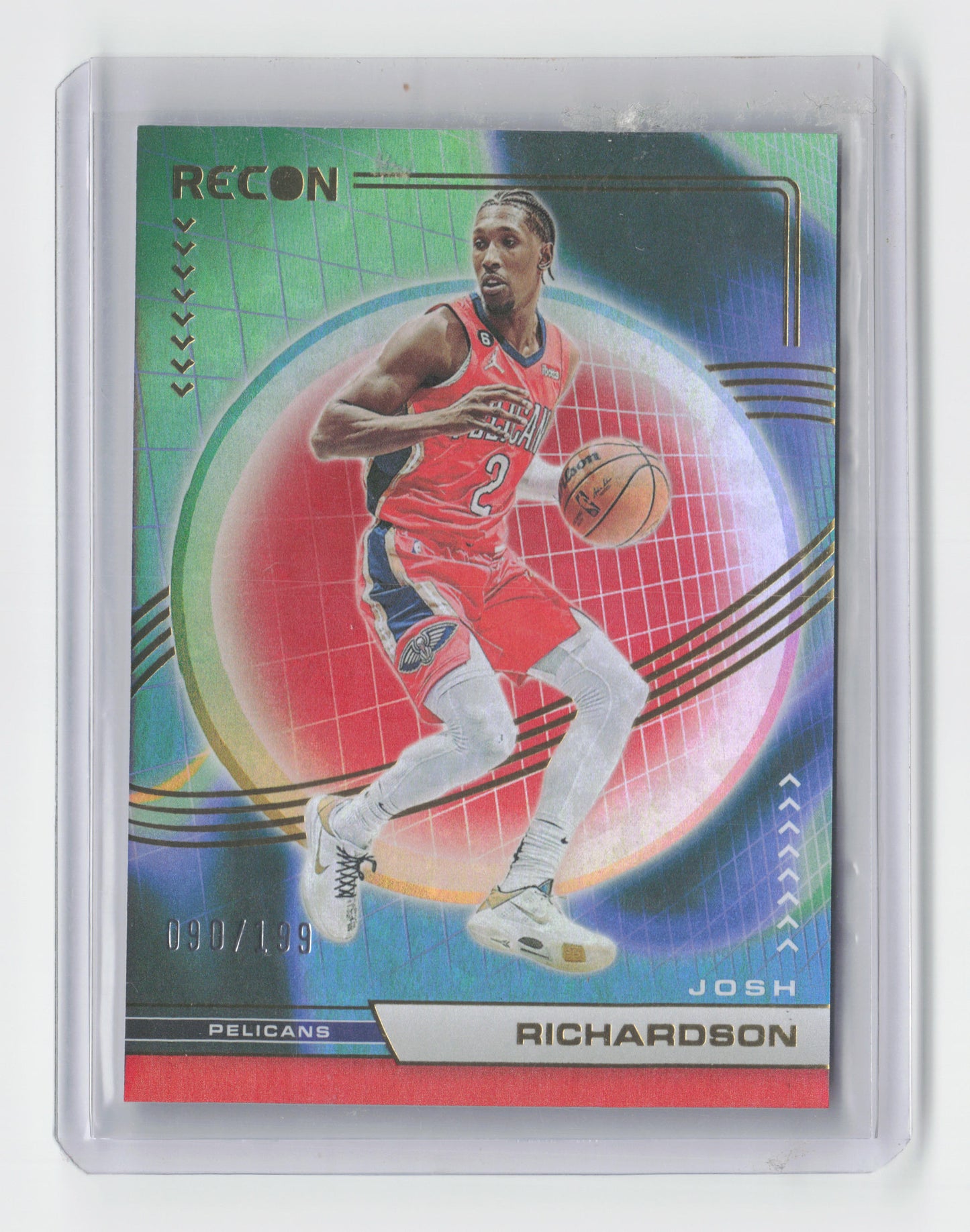 2022-23 - JOSH RICHARDSON Red 90/199 Recon Pelicans #86